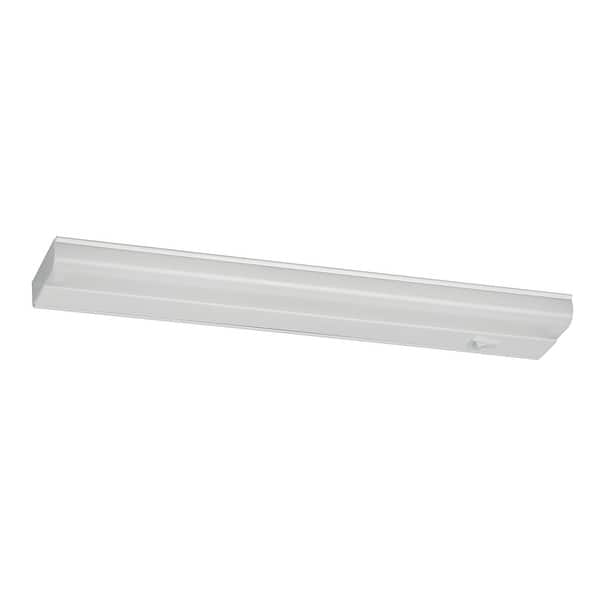 slide 1 of 2, Led T5L 18-inch ADA White LED Under Cabinet, White Acrylic Shade