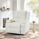 preview thumbnail 7 of 79, Vegan Leather Upholstered Push Back Manual Recliner Chair