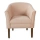 preview thumbnail 21 of 55, Porch & Den Kingswell Upholstered Barrel Accent Chair Blush Pink