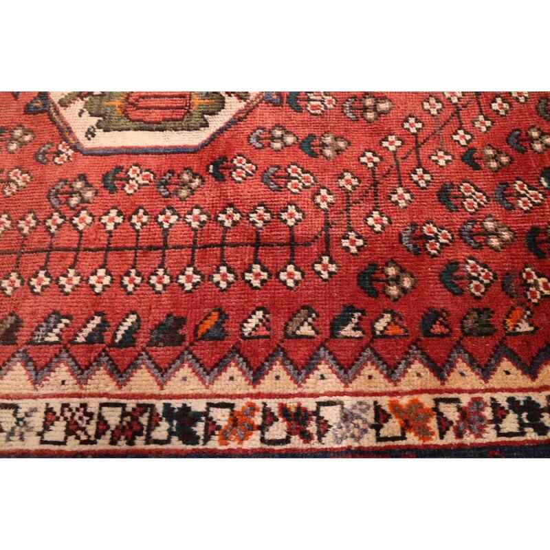ECARPETGALLERY Hand-knotted Konya Anatolian Red Wool Rug - 6'10 x 9'9