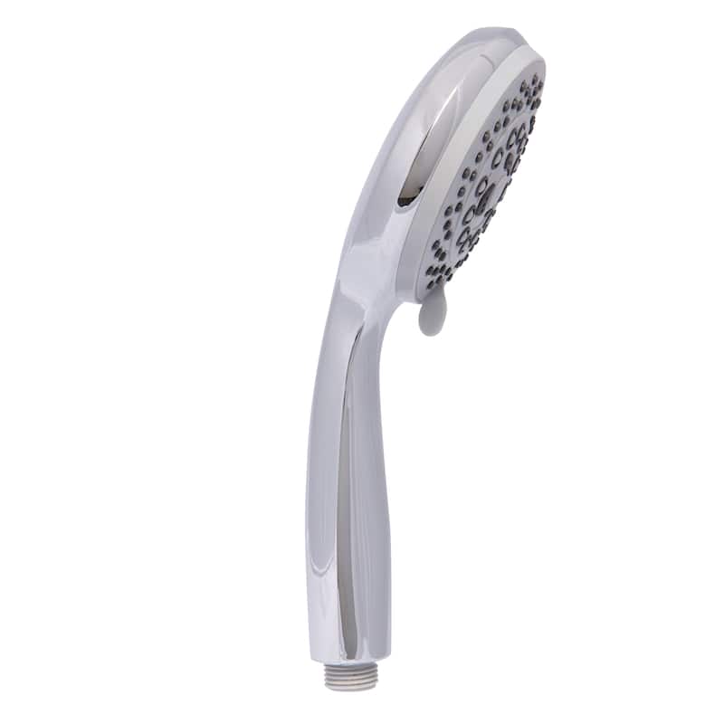 Bath Bliss 5 Function Luxury Dual Shower Head in Grey - 3.93" Rd x 9.5"
