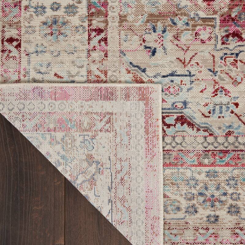 Nourison Vintage Kashan Persian Medallion Area Rug