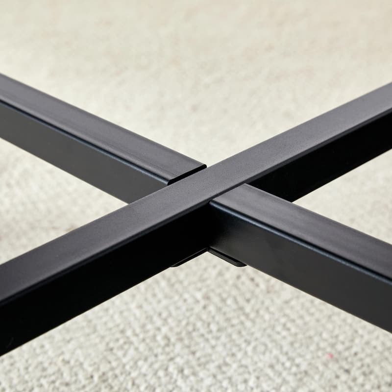 42" Round Dining Table - Metal Legs, Multi-Use