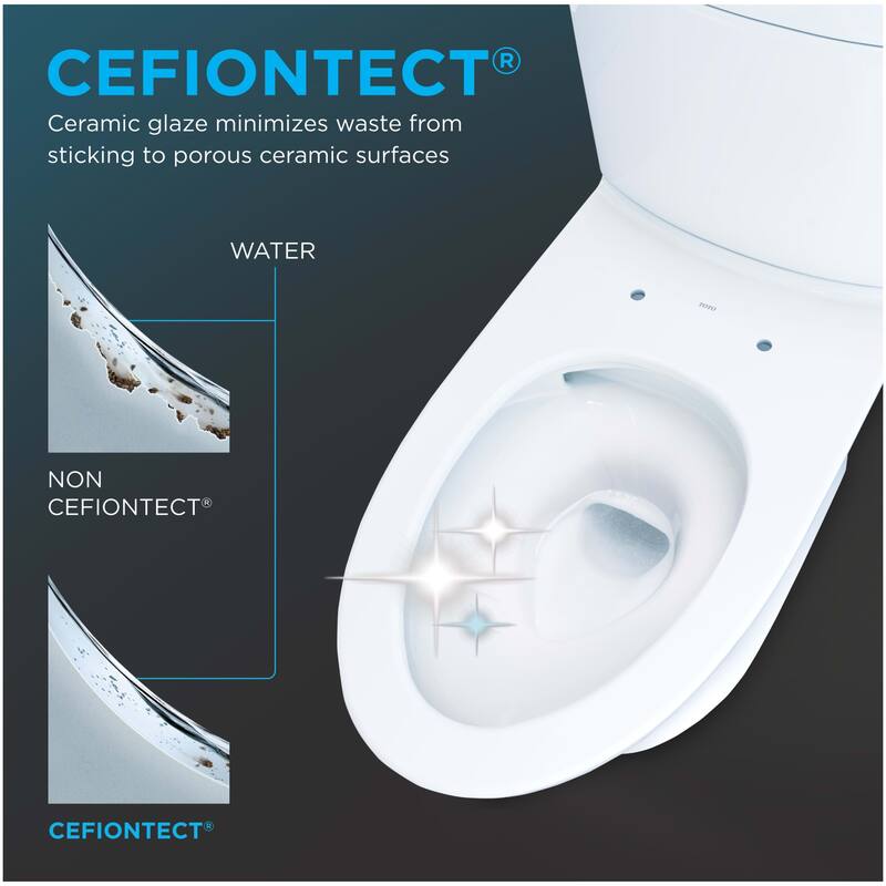 Toto MW7764726CSFG.10#01 Drake 1.6 GPF Two Piece Elongated Chair Height Toilet