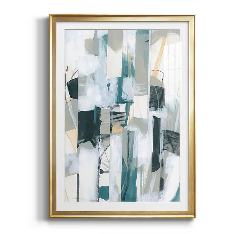 Sea Cavern Strata IV Premium Framed Print - Ready to Hang - 30.5X42.5 - Gold