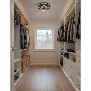 Justice Design Knox - Round 2-Light Flush-Mount Light