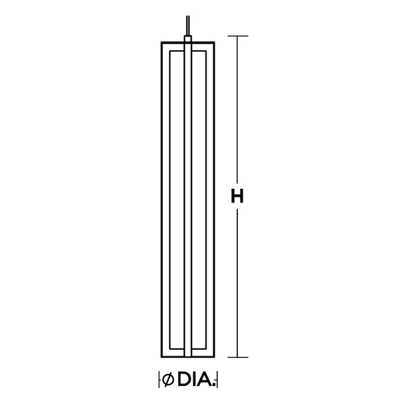 Cass Pendant LED Light 40W