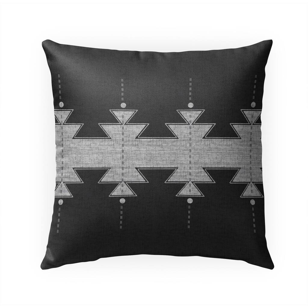 MESA CHARCOAL Indoor|Outdoor Pillow By Kavka Designs