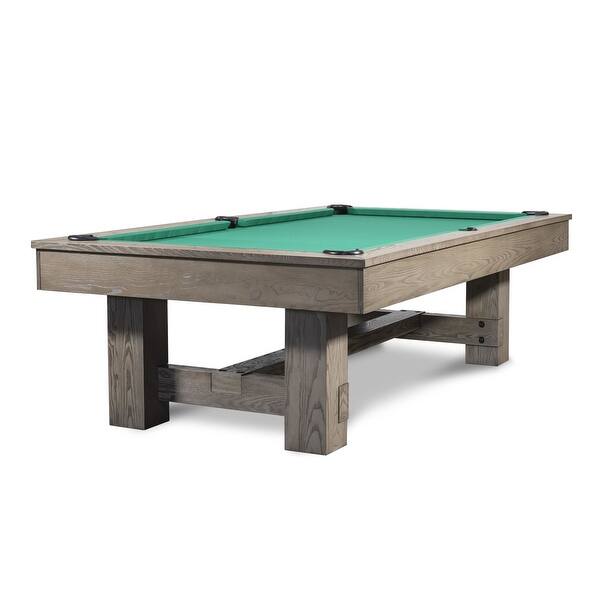 Shop Rocky 8 Slate Pool Table W Dining Top Option Overstock