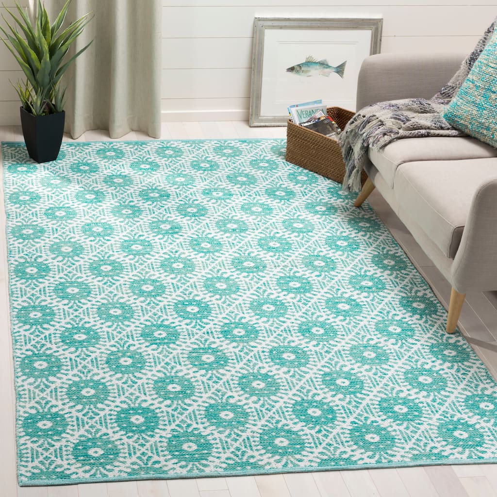 SAFAVIEH Handmade Flatweave Montauk Cesira Casual Cotton Rug