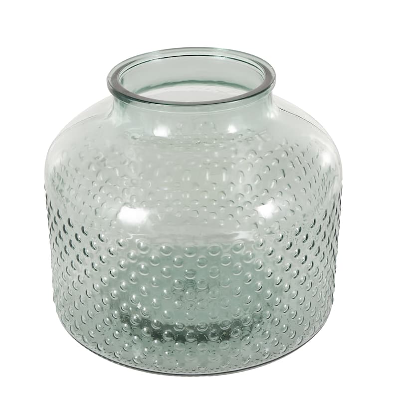 Glass Spotted Vase - Green - Roche River Decor