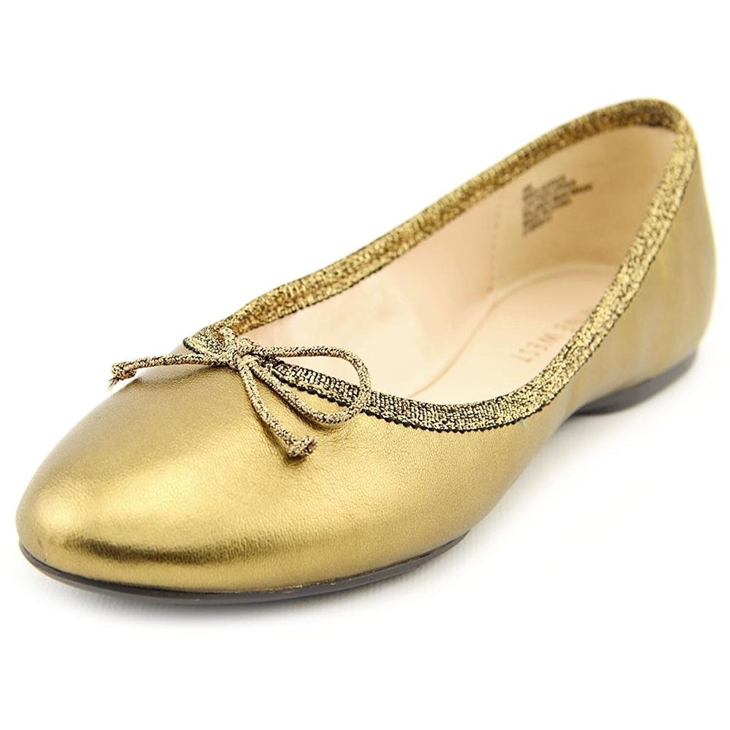nine west gold flats