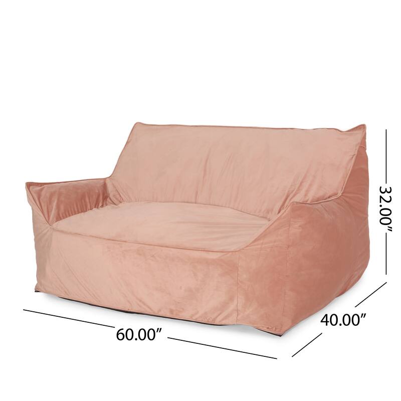 2 Seater sized Bean Bag Chair with Armrests
