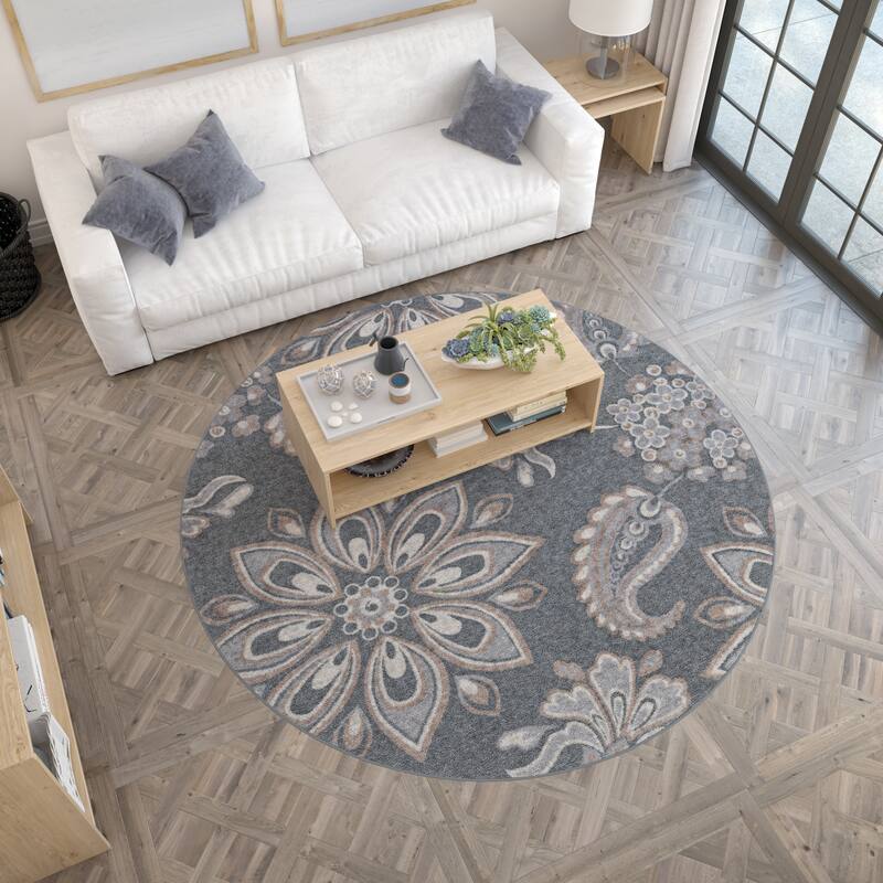 Hamilton Transitional Floral Indoor Area Rug
