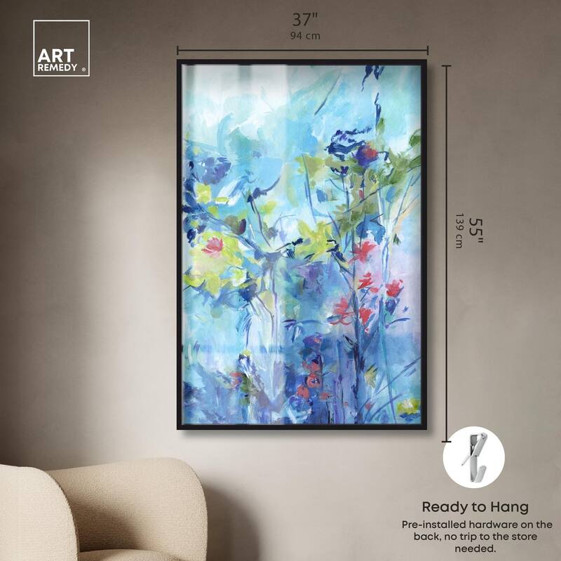 Heavenly Blue II Shadowbox by Art Remedy