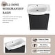 preview thumbnail 33 of 55, Beingnext 16"/23" Bathroom Vanity with Sink, Floating/Freestanding Bathroom Vanity with Soft Close Door