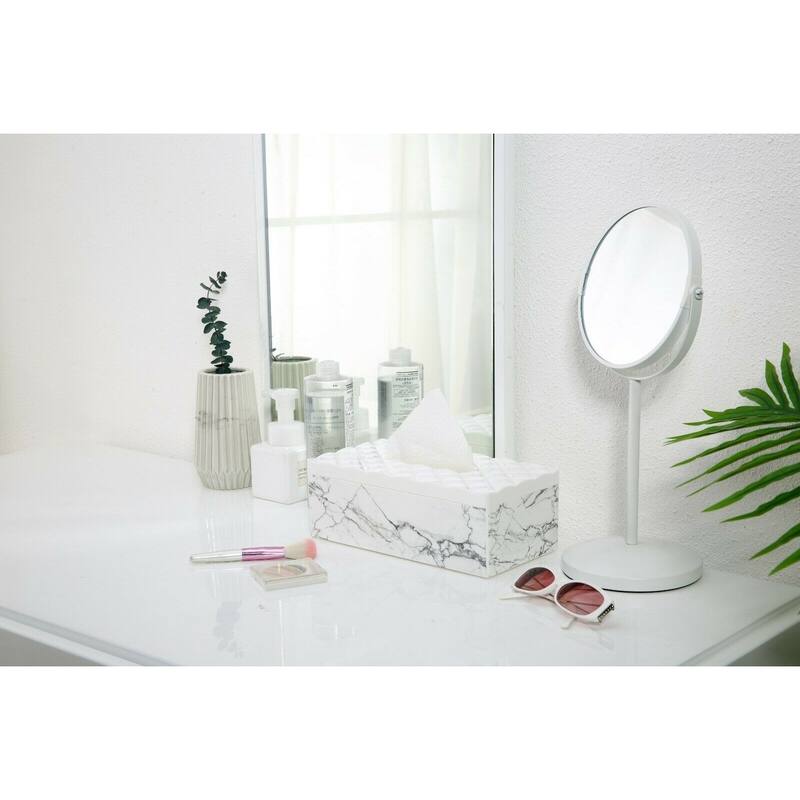 YBM Home Tissue Paper Box with Elegant Marble Printing