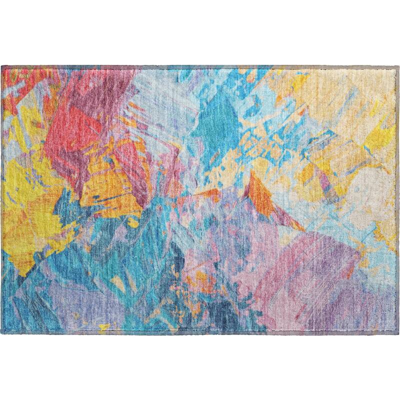 Premium Washable Super Soft Modern Brushstrokes Mayfield Rug