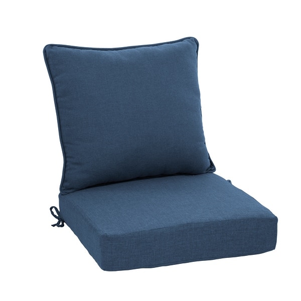 slide 1 of 61, Arden Selections Oceantex 24 x 24 in Deep Seat Set 24 W x 46.5 D in. - Ocean Blue