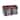Household Essentials Decorative Trunk with Metal Accents and Lid with Latch - 14.5"L x 23.5"W x 16.0"H