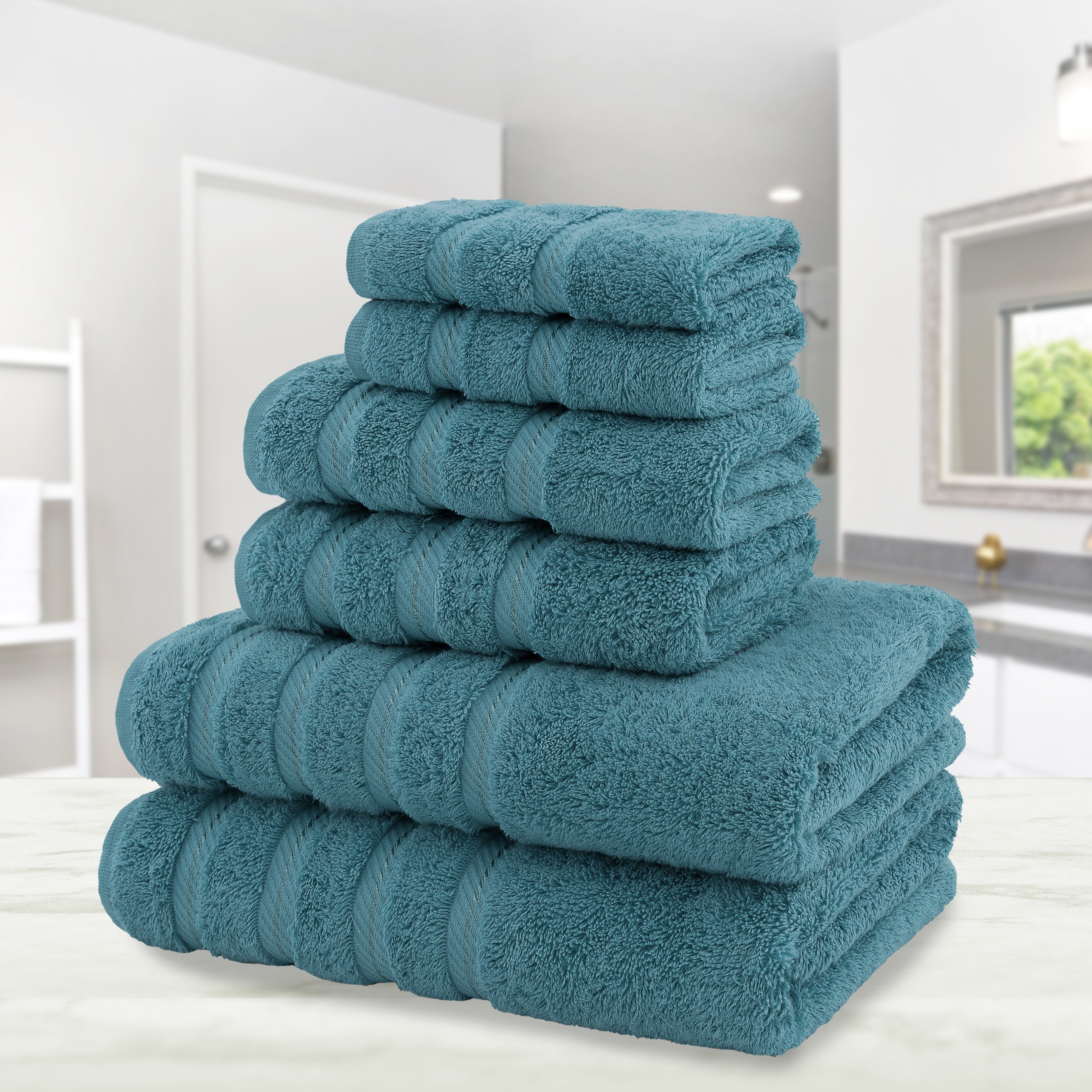 American Soft Linen 6-pc. Turkish Cotton Towel Set - On Sale