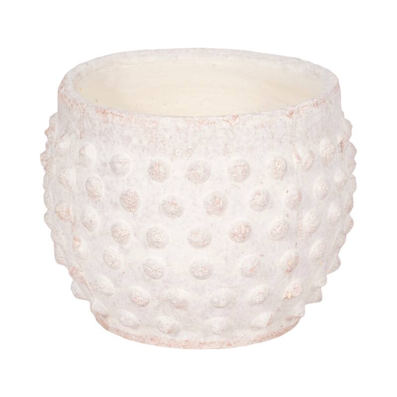 Sagebrook Home 6" Terracotta Bubble Planter, Natural, Round