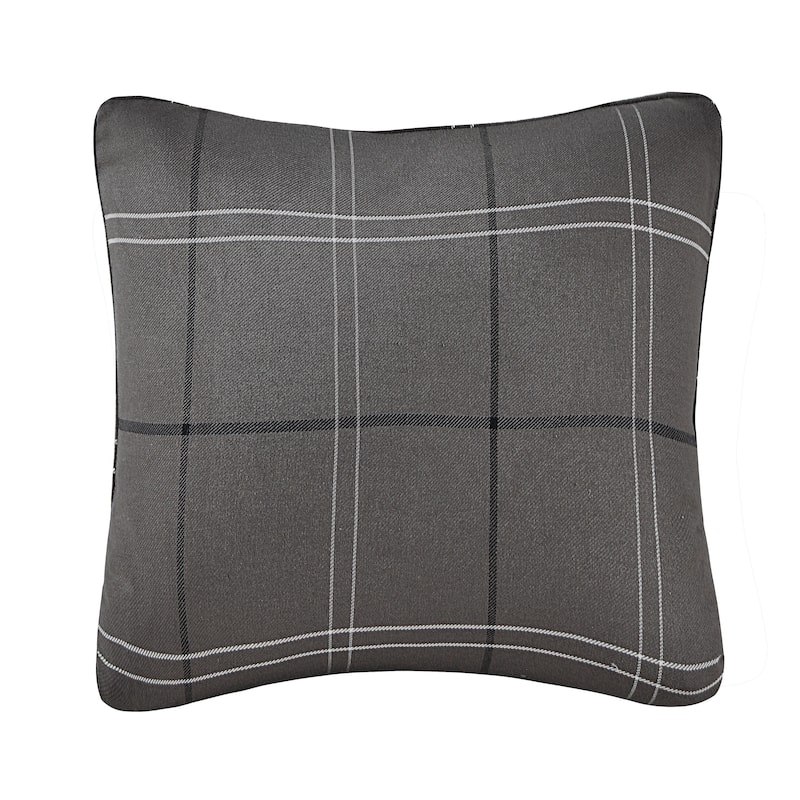 HiEnd Accents Heath Euro Sham, 27" x 27", 1PC