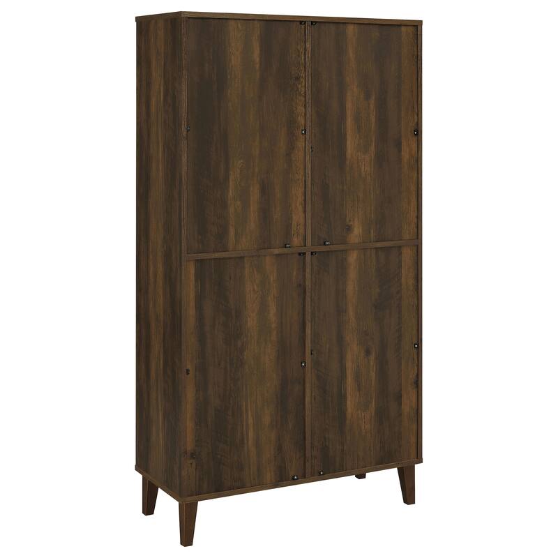 Rossetta Nostalgic Dark Pine 4-door Tall Accent Cabinet
