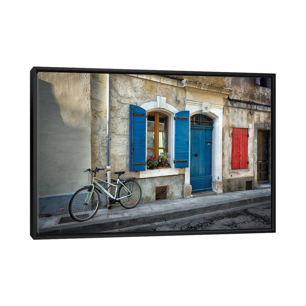 iCanvas "Arles Bicycle" by Marco Carmassi Framed Canvas Print