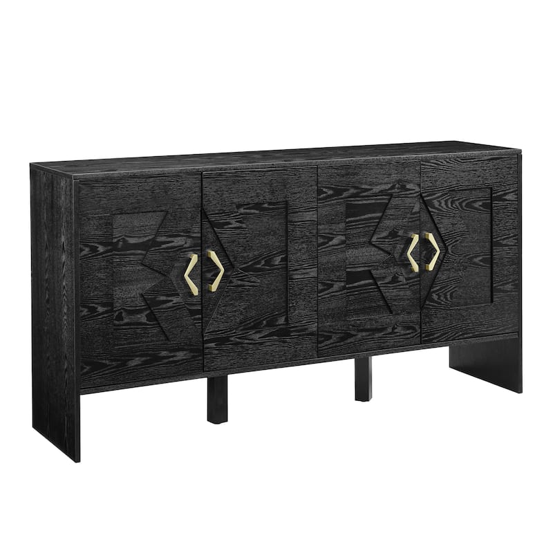 60" Sideboard Buffet Cabinet Entrance Storage Cabinet / TV Cabinet Coffee Bar Cabinet