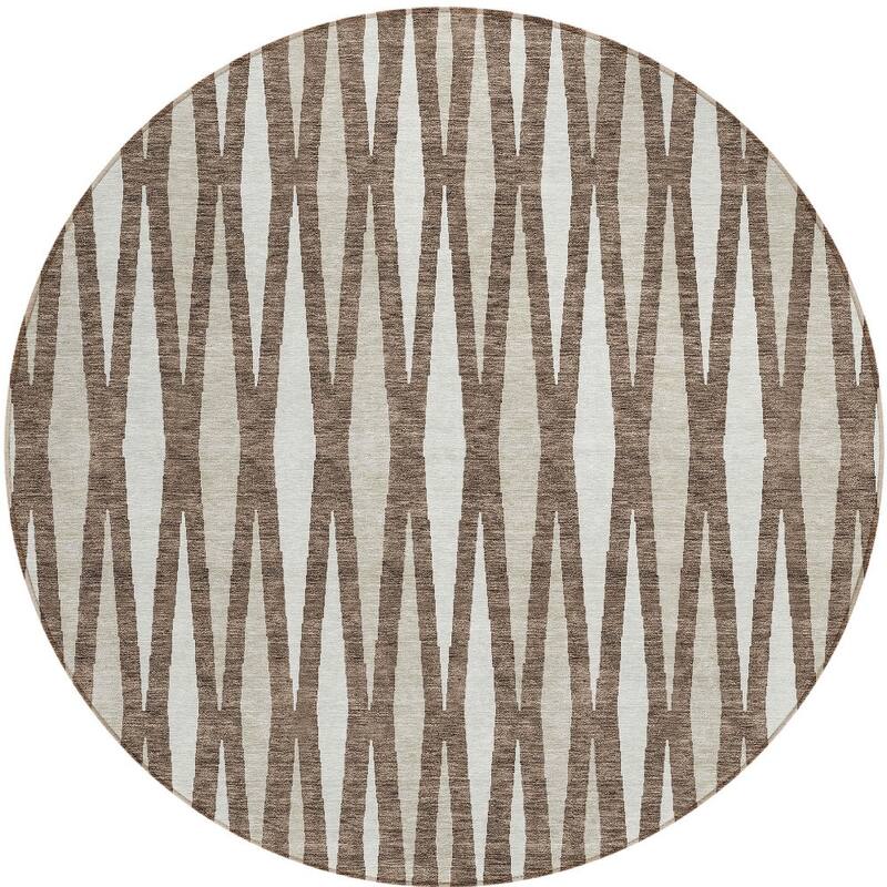 HomeRoots Geometric Transitional Rectangle Outdoor Rug