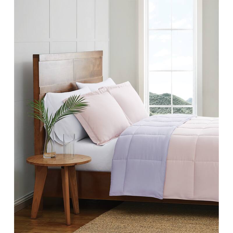 Truly Soft Everyday Reversible Down Alternative 3-Piece Comforter Set