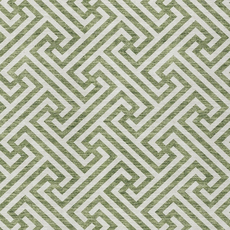 HomeRoots Geometric Transitional Rectangle Outdoor Rug