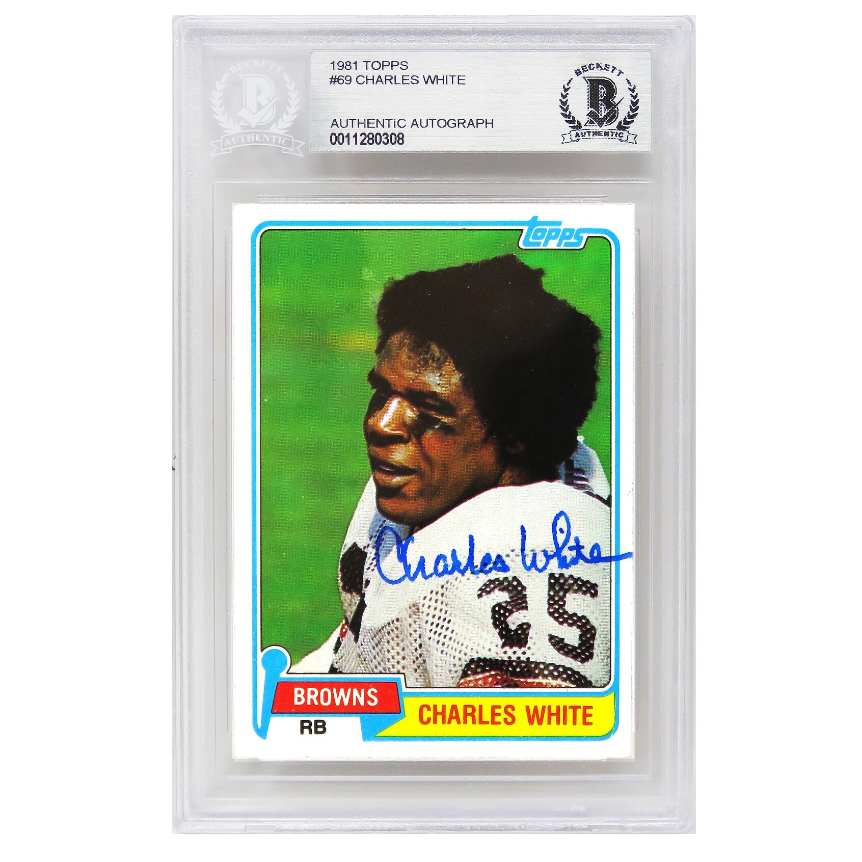 Shop Charles White Cleveland Browns 1981 Topps Football Rookie