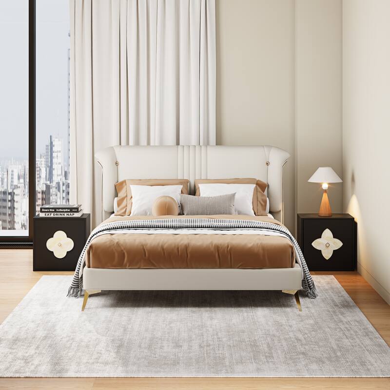 19.6'' W Nightstand With Storage Door
