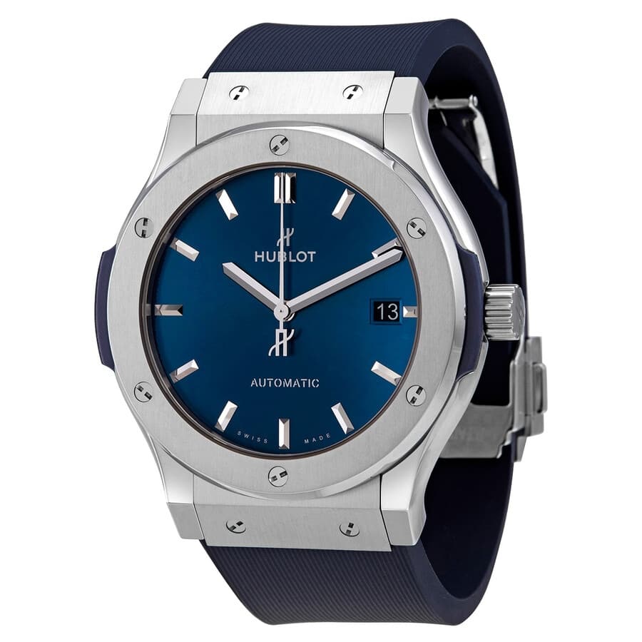 Hublot Classic Fusion Titanium 45mm Men's Watch - Blue