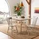 preview thumbnail 3 of 1, SAFAVIEH Dining Country Lifestyle Spindle Back Off White Dining Chairs (Set of 2) - 20.5" x 21" x 36"