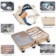 preview thumbnail 5 of 39, Front Opening 20-Inch Carry-On Luggage with Expandable Travel Bag Set