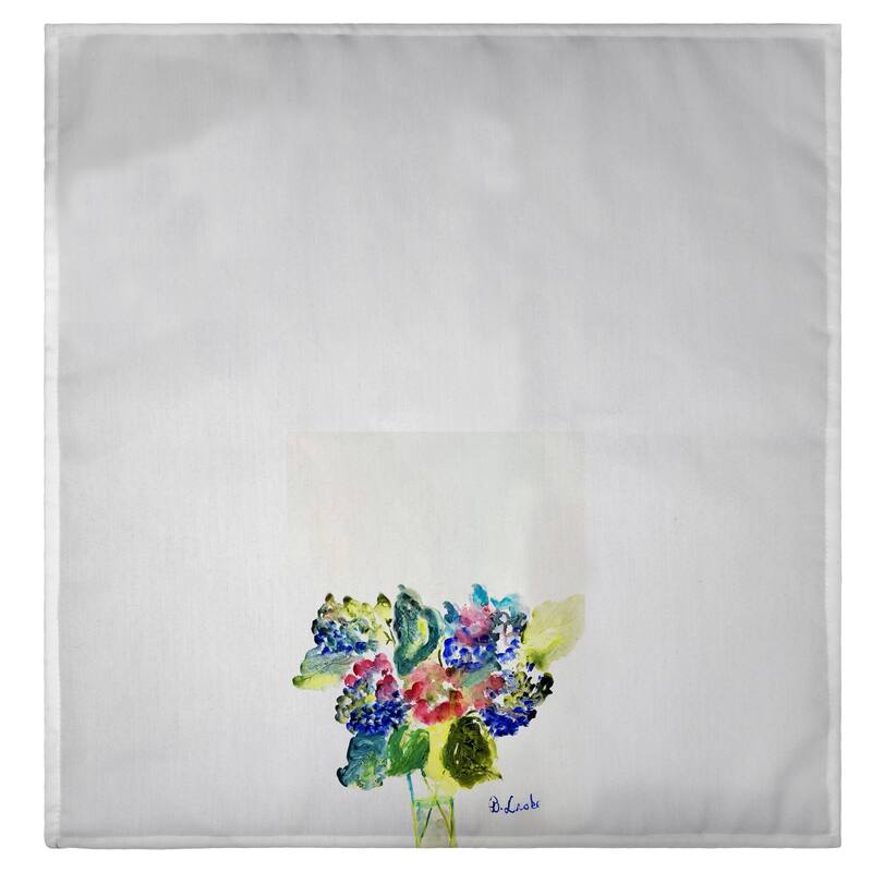 Vase of Hydrangeas Guest Towel - 20x20