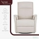 preview thumbnail 4 of 10, Evolur Noah Power Recline Glider with 275-Degree Swivel