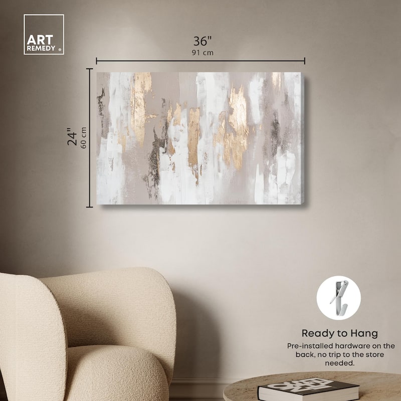 Gilded Brilliance I Canvas by Art Remedy, Gallery Wrapped