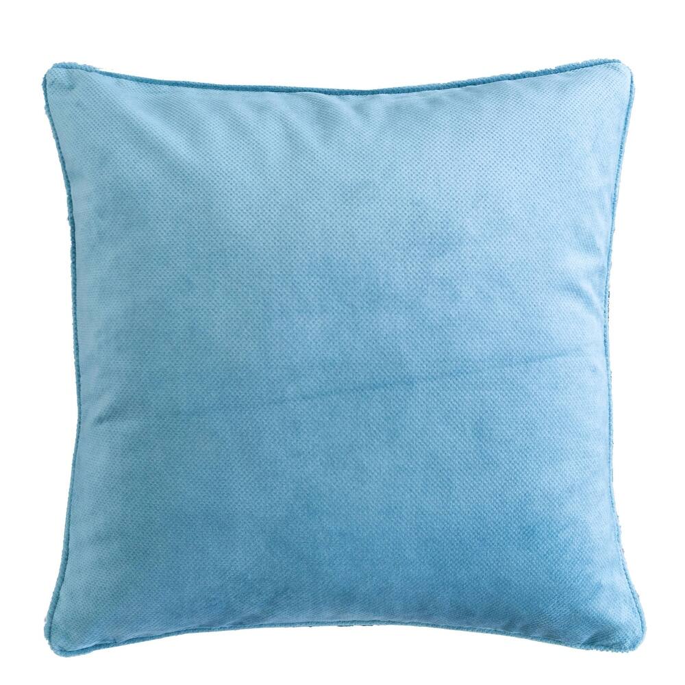 Sia Velvet 20" Square Decorative Throw Pillow 2PK