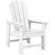 preview thumbnail 16 of 194, Laguna Kids Outdoor Poly Adirondack Chair White
