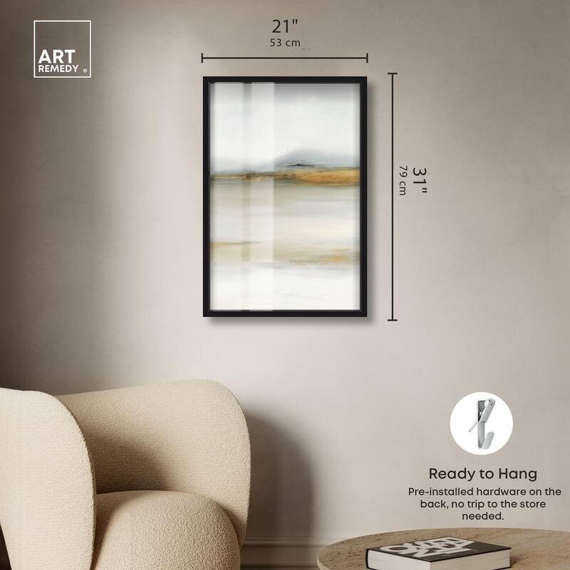 Misty Expanse II Shadowbox by Art Remedy
