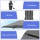 preview thumbnail 3 of 4, Autlaycil 15ft Patio Umbrella with Base,Large Outdoor Rectangle Double-Sided Umbrella