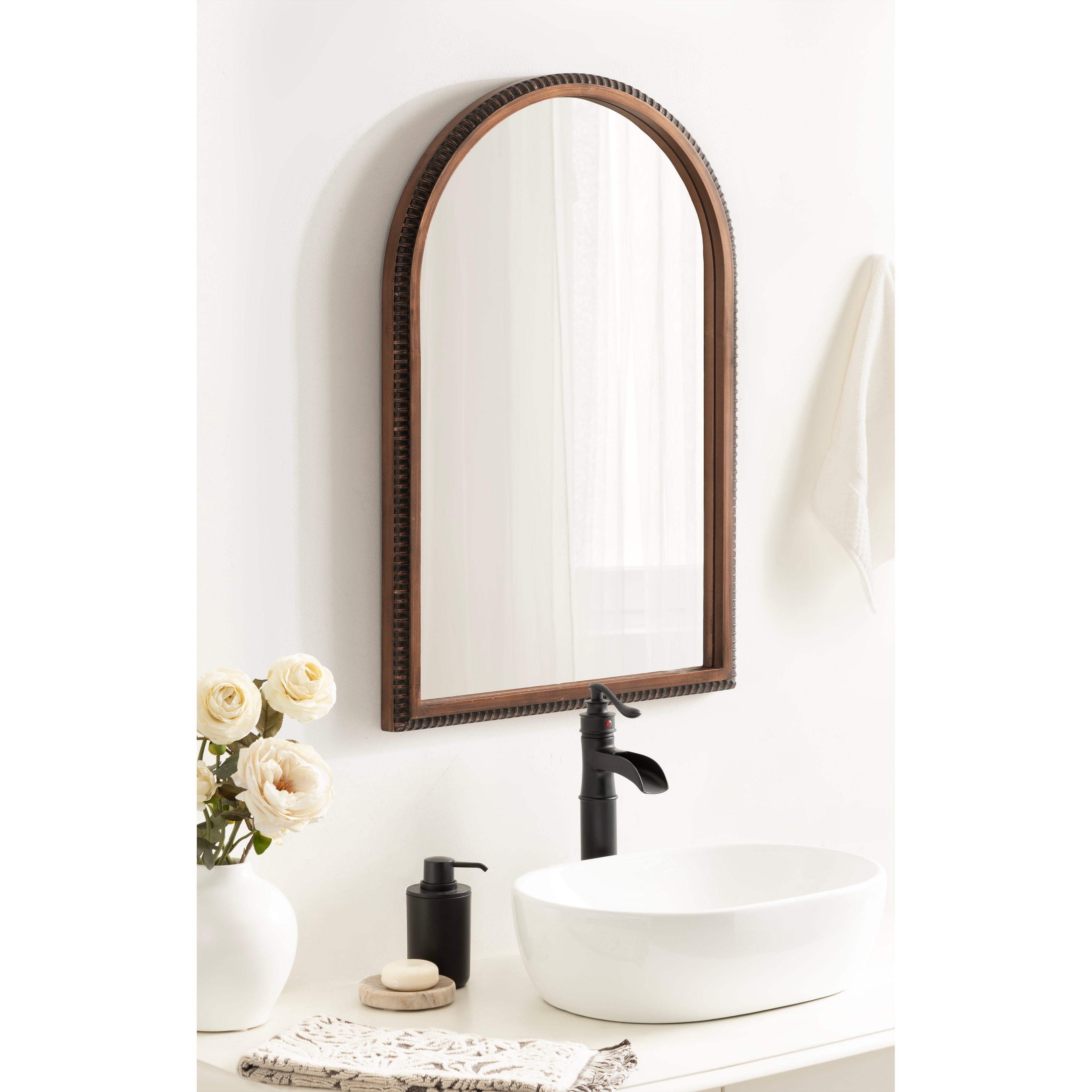 Kate and Laurel Chaston Arch Wall Mirror