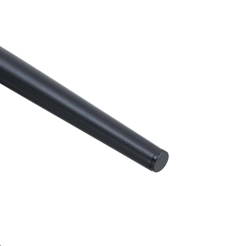 Set of 4 Modern Fabric & Metal Spoon Chairs - Minimalist Scandinavian Design