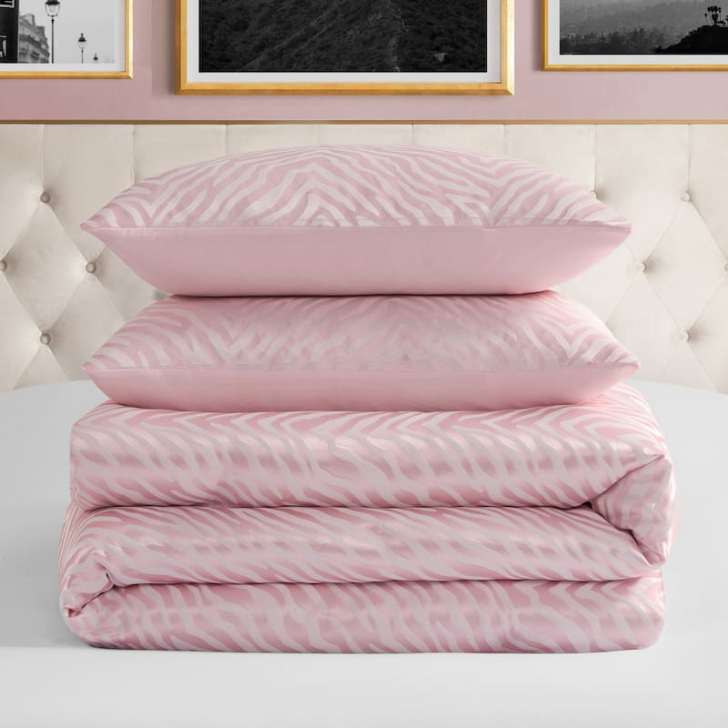 Juicy Couture Sparkle Zebra Jacquard Comforter Sets
