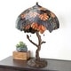 preview thumbnail 3 of 14, River of Goods Autumn Leaves Stained-Glass 24.5-inch Tiffany-Style Lamp - 16"L x 16"W x 24.50"H
