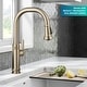 preview thumbnail 123 of 147, Kraus 2-Function 1-Handle 1-Hole Pulldown Sprayer Brass Kitchen Faucet